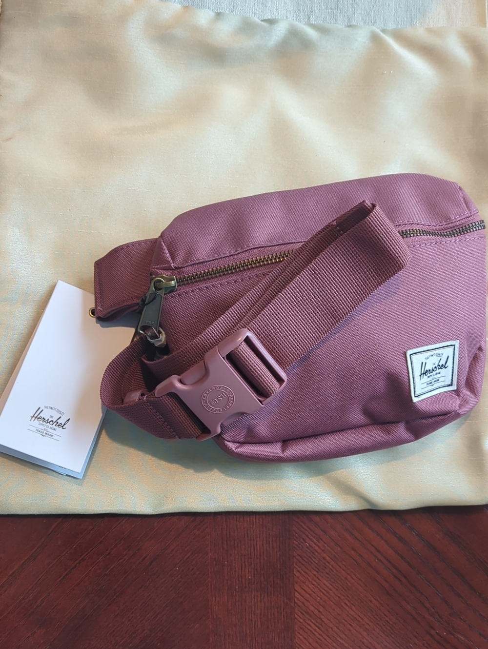Herschel Supply Company Mauve Hip Pack with Front Zip
